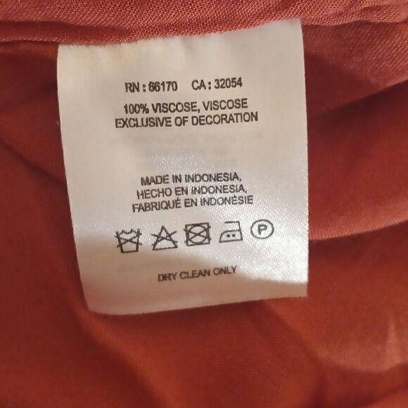 Free People Red Bali Mad Love embellished beaded boho mini dress size S - Picture 10 of 12